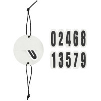 Numero di gara per testiera Equithème Glitter Argentato Argento Numero di gara per testiera Equithème Glitter Argentato Argento