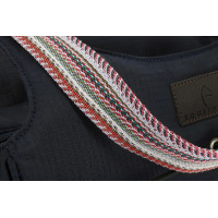 Borsa shopper Equithème Aztec Zip + elastico Marina Blu marino
