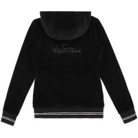 Felpa Je t'aime Equithème Coline bambino Nero Felpa Je t'aime Equithème Coline bambino Nero