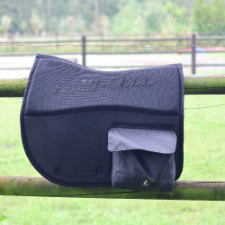 Tappetino da trekking Lami-Cell con tasche Nero Tappetino da trekking Lami-Cell con tasche Nero