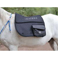 Tappetino da trekking Lami-Cell con tasche Nero Tappetino da trekking Lami-Cell con tasche Nero