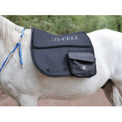 Tappetino da trekking Lami-Cell con tasche Nero Tappetino da trekking Lami-Cell con tasche Nero