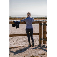 T-shirt Equithème Originals Emily donna Blu / grigio