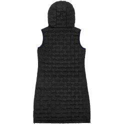 Giacca lunga trapuntata senza cuciture Je t’aime Equithème Navina donna Nero