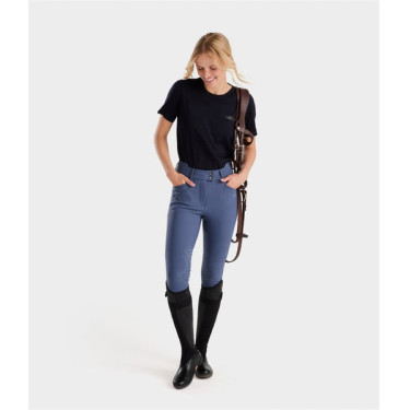 Pantaloni da equitazione X-perform Iconic Horse Pilot donna Indaco vintage Blu