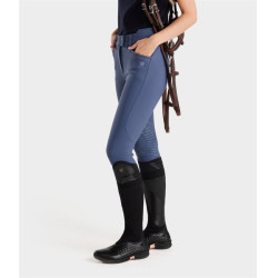 Pantaloni da equitazione X-perform Iconic Horse Pilot donna Indaco vintage Blu