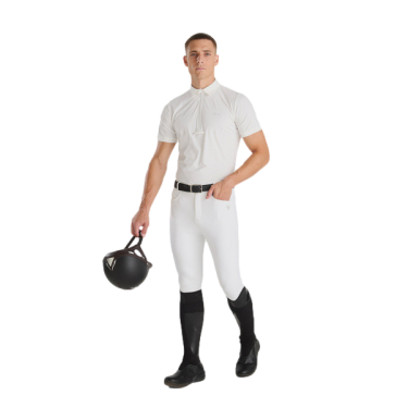 Pantaloni da equitazione X-perform Iconic Horse Pilot uomo Bianco