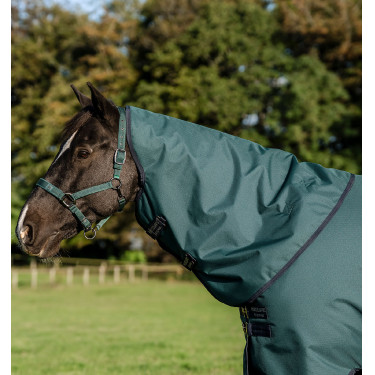 Halsabdeckung Horseware Reißfest Amigo® 900D Leicht 0g Verde dinastia / blu marine / argento