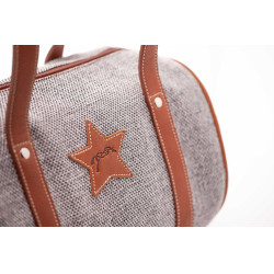 Borsa Pénélope Nina Bowl grigia piccola modello Grigio