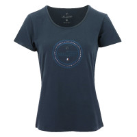 T-shirt Equithème Anna maniche corte Blu navy