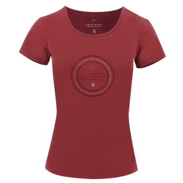 T-shirt Equithème Anna maniche corte Ciliegia Rosso T-shirt Equithème Anna maniche corte Ciliegia Rosso