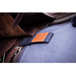 Coprireni Quarter Paddock Sports Wooltouch Blu mélange