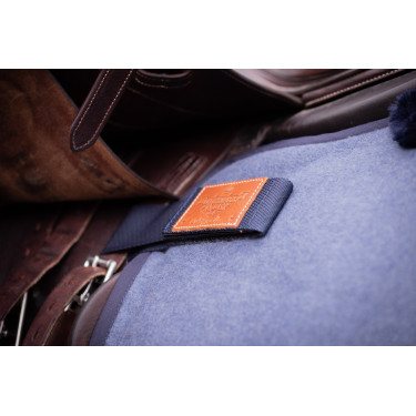 Coprireni Quarter Paddock Sports Wooltouch Blu mélange