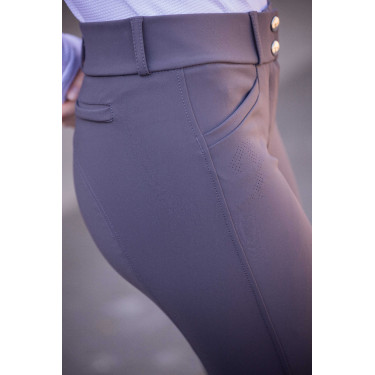 Pantaloni da equitazione Pénélope Majestic Grigio scuro