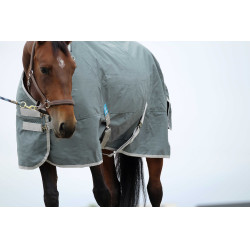 Coperta Equithème Tyrex 600D riciclata Verde Coperta Equithème Tyrex 600D riciclata Verde