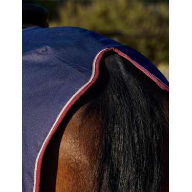 Coprireni quadrato Weatherbeeta foderato in pile Essentiel Marino / bordeaux Blu