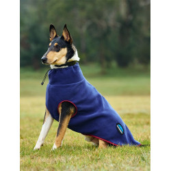 Coperta per cane Weatherbeeta in pile ComFiTec Marino / bordeaux Blu