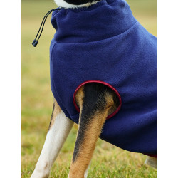 Coperta per cane Weatherbeeta in pile ComFiTec Marino / bordeaux Blu