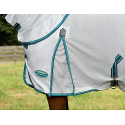 Coperta anti-mosche Weatherbeeta Combo ComFiTec Zephyr Argento / verde petrolio / stone Coperta anti-mosche Weatherbeeta Combo ComFiTec Zephyr Argento / verde petrolio / stone