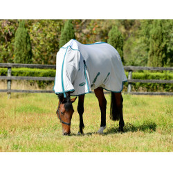 Coperta anti-mosche Weatherbeeta Combo ComFiTec Zephyr Argento / verde petrolio / stone Coperta anti-mosche Weatherbeeta Combo ComFiTec Zephyr Argento / verde petrolio / stone