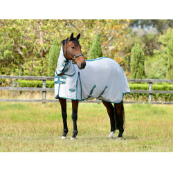 Coperta anti-mosche Weatherbeeta Combo ComFiTec Zephyr Argento / verde petrolio / stone Coperta anti-mosche Weatherbeeta Combo ComFiTec Zephyr Argento / verde petrolio / stone