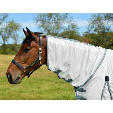 Coperta anti-mosche Combo Weatherbeeta ComFiTec Essential Bianco / grigio / blu vivace