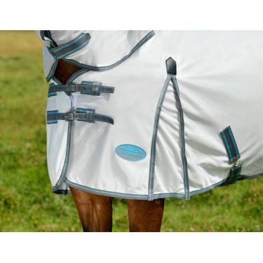 Coperta anti-mosche Combo Weatherbeeta ComFiTec Essential Bianco / grigio / blu vivace