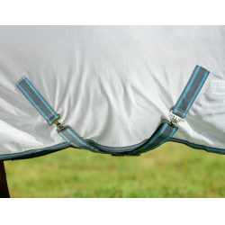 Coperta anti-mosche Combo Weatherbeeta ComFiTec Essential Bianco / grigio / blu vivace