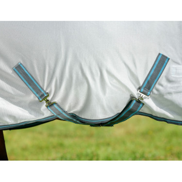 Coperta anti-mosche Combo Weatherbeeta ComFiTec Essential Bianco / grigio / blu vivace