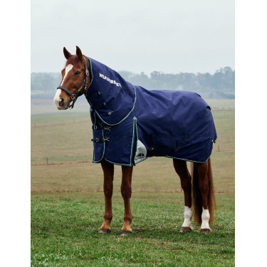 Coperta Weatherbeeta ComFiTec Dynamic Turnout 220g con collo staccabile Blu marino / verde foresta Coperta Weatherbeeta ComFiTec Dynamic Turnout 220g con collo staccabile Blu marino / verde foresta