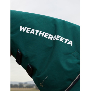 Coperta Weatherbeeta ComFiTec Dynamic Turnout 220g con collo staccabile Verde foresta / blu navy