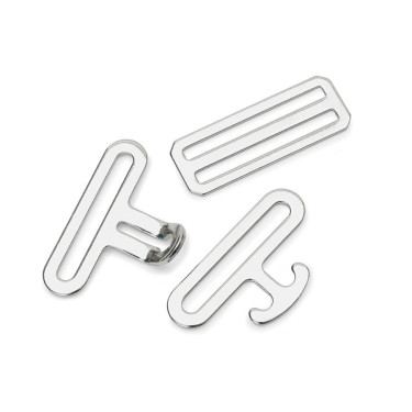 Kit clip de sursangles Shires Argenté