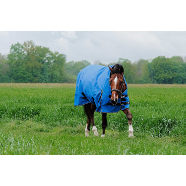 Coperta Equithème Tyrex Aisance 1200D High Neck Blu reale Coperta Equithème Tyrex Aisance 1200D High Neck Blu reale