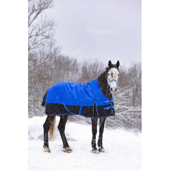 Coperta Equithème Tyrex Aisance 1200D High Neck Blu reale Coperta Equithème Tyrex Aisance 1200D High Neck Blu reale