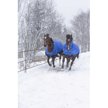 Coperta Equithème Tyrex Aisance 1200D High Neck Blu reale Coperta Equithème Tyrex Aisance 1200D High Neck Blu reale