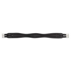 Sangle anti frottement embout élastique Contour Shires Noir