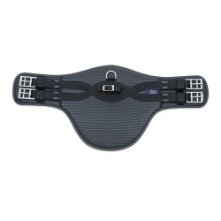 Sangle bavette courte élastique Shires Noir Sangle bavette courte élastique Shires Noir