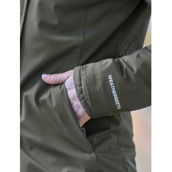 Giacca lunga impermeabile da donna Weatherbeeta Verde mezzanotte