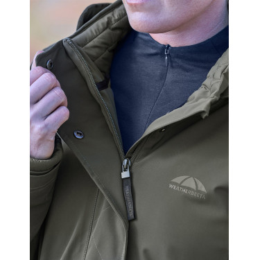 Giacca lunga impermeabile da donna Weatherbeeta Verde mezzanotte