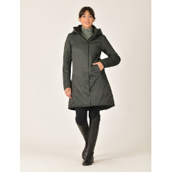 Giacca lunga impermeabile da donna Weatherbeeta Verde mezzanotte