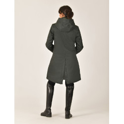 Giacca lunga impermeabile da donna Weatherbeeta Verde mezzanotte