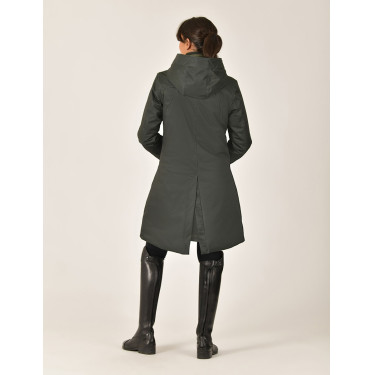 Giacca lunga impermeabile da donna Weatherbeeta Verde mezzanotte
