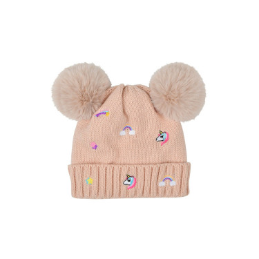 Cappellino Fun Dublin ricamato bambino Rosa polverosa Cappellino Fun Dublin ricamato bambino Rosa polverosa