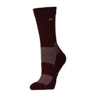 Calze da equitazione Weatherbeeta Performance Crew Mora / vin mauve Bordeaux