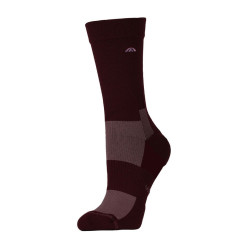 Calze da equitazione Weatherbeeta Performance Crew Mora / vin mauve Bordeaux