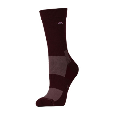 Calze da equitazione Weatherbeeta Performance Crew Mora / vin mauve Bordeaux