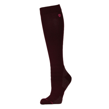 Calze Weatherbeeta a compressione fino al ginocchio Mora / rosa acceso Calze Weatherbeeta a compressione fino al ginocchio Mora / rosa acceso