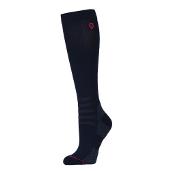 Calze Weatherbeeta a compressione fino al ginocchio Blu navy / rosa acceso