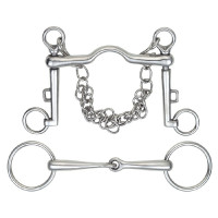 Set morso da filetto Shires Acciaio inossidabile Set morso da filetto Shires Acciaio inossidabile