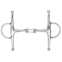 Mors à aiguilles double brisure Shires Acier inoxydable